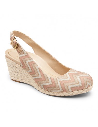 Womens Vionic Coralina Wedge Dusty Pink Chevron des créatures d'habitude