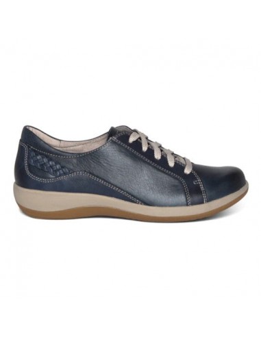 Womens Aetrex Dana Lace Up Oxford Navy pas cher 