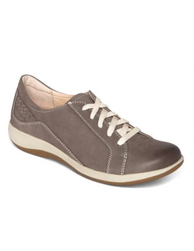 Womens Aetrex Dana Lace Up Oxford Warm Grey hantent personnes