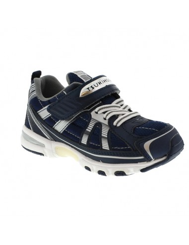 Little Boy Tsukihoshi Storm Sneaker Navy/Silver de France