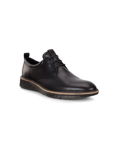 Mens Ecco Hybrid Plain Toe Black meilleur choix