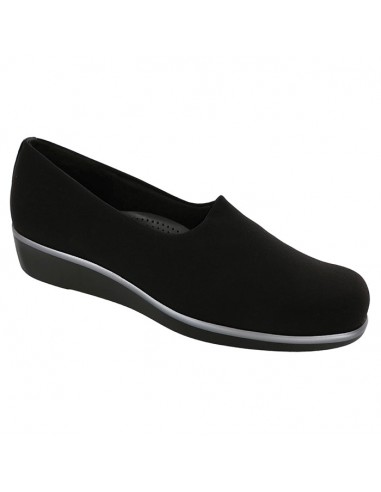 Womens SAS Bliss Slip On Wedge Black commande en ligne