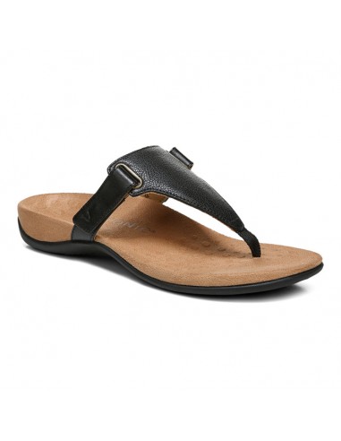 Womens Vionic Wanda Toe Post Sandal Black Jusqu'à 80% De Réduction