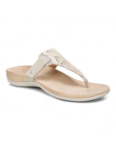 Womens Vionic Wanda Toe Post Sandal Bone est présent 