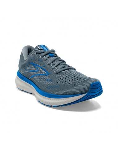 Mens Brooks Running Glycerin 19 Quarry/Grey/Blue Toutes les collections ici