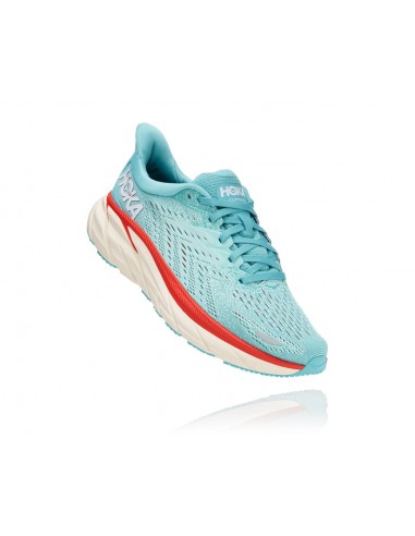 Womens Hoka Clifton 8 Aquarelle/Eggshell Blue en stock