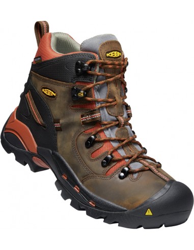 Men's Keen Utility Pittsburgh 6in WP Soft Toe in Cascade Brown/Bombay Brown de la marque