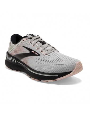 Womens Brooks Running Adrenaline GTS 22 Grey/Rose/Black Pour