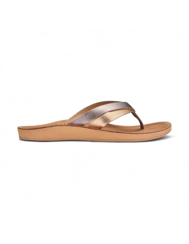 Womens Olukai Kaekae Silver/Golden Sand Fin de série