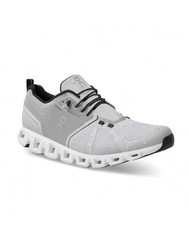 Mens On Running Cloud 5 Waterproof Glacier/White Economisez 