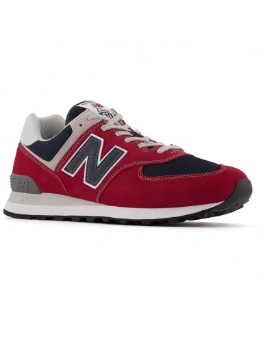 Mens New Balance 574 Red/Navy de l' environnement