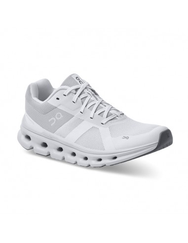 Womens On Running Cloudrunner White/Frost en stock