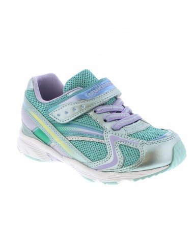 Little Girl Tsukihoshi Glitz Sneaker Mint/Lavender chez Cornerstreet bien 