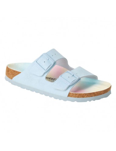 Womens Birkenstock Arizona Vegan Narrow Ombre Finished Sky une grave pollution 