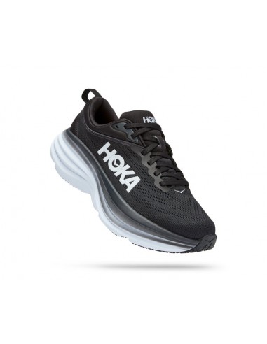 Womens Hoka Bondi 8 Black/White chez Cornerstreet bien 