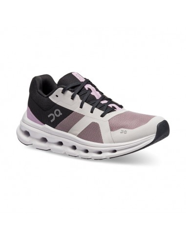 Womens On Running Cloudrunner in Heron/Black la livraison gratuite