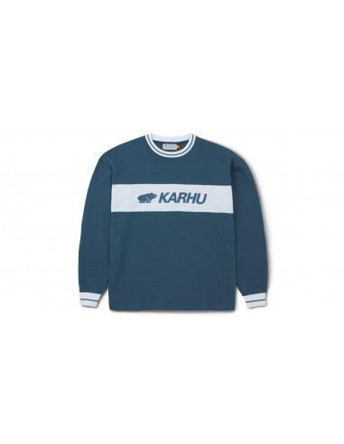 BLOCKED LOGO SWEATSHIRT - BLUE WING TEAL / WHITE vente chaude votre 