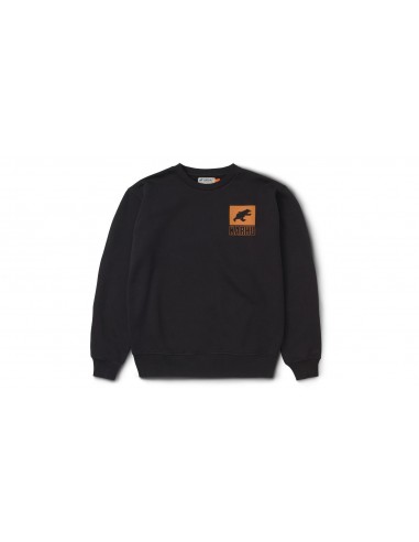 SPORT BEAR LOGO SWEATSHIRT - JET BLACK / DESERT SUN rembourrage situé sous