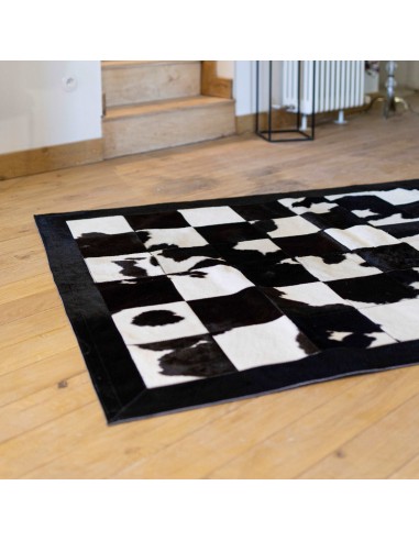 Tapis Patchwork noir et blanc du meilleur 