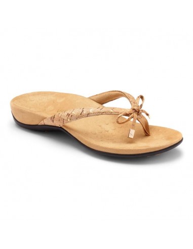 Womens Vionic Bella Toe Post Sandal Gold Cork Toutes les collections ici