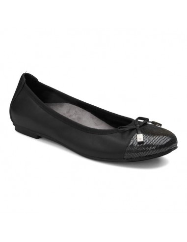 Womens Vionic Minna Ballet Flat Black acheter en ligne