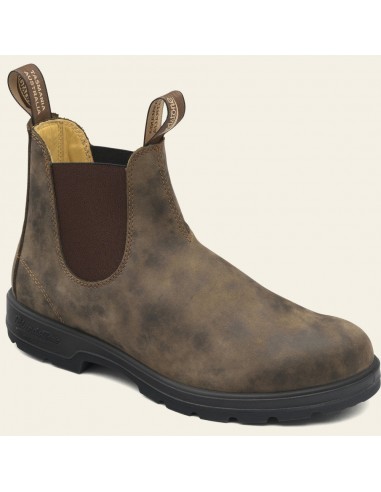 Men's Blundstone 585 Chelsea Boot in Rustic Brown Comment ça marche