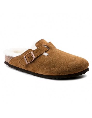 Womens Birkenstock Boston Shearling Mink Les magasins à Paris et en Île-de-France