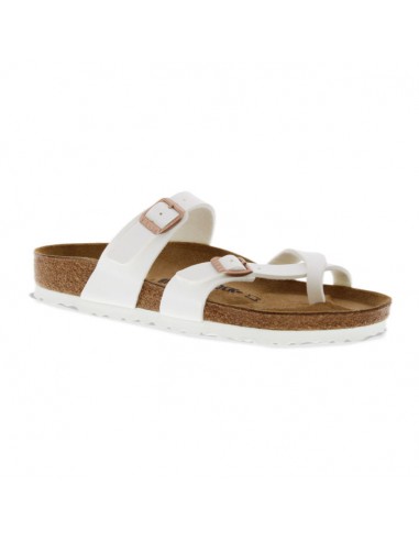 Womens Birkenstock Mayari Birkoflor White pas cher