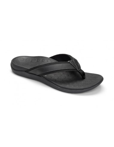 Mens Vionic Tide Toe Post Sandal Black une grave pollution 