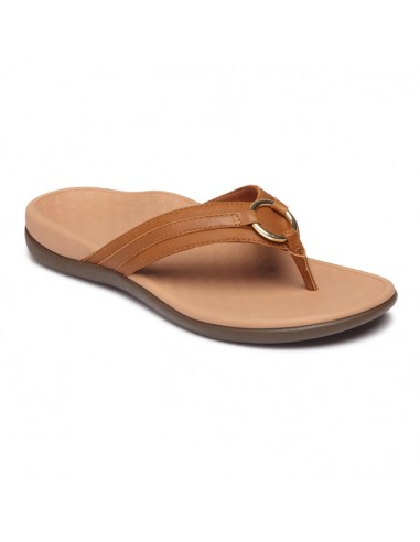 Womens Vionic Aloe Toe Post Sandal Mocha Paris Déstockage Promo