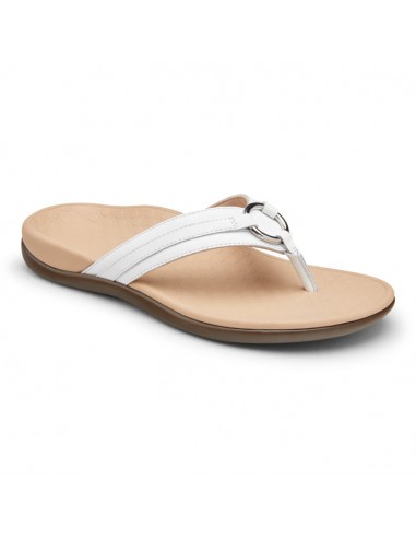 Womens Vionic Aloe Toe Post Sandal White Paris Déstockage Promo